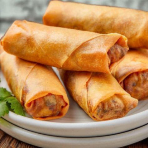 Crispy Vegetables Spring Roll Platter